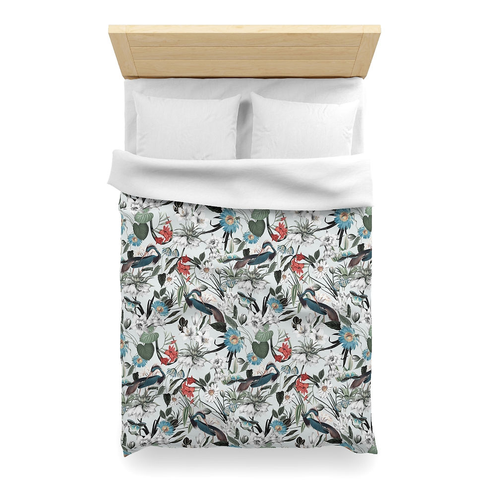 Thumbnail: Lovers Microfiber Duvet Cover