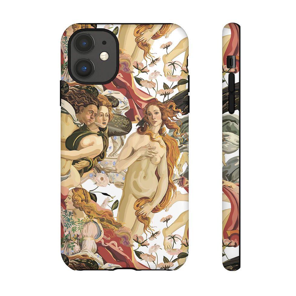 Thumbnail: Birth of Venus Artistic Phone Case - Elegant Floral Design