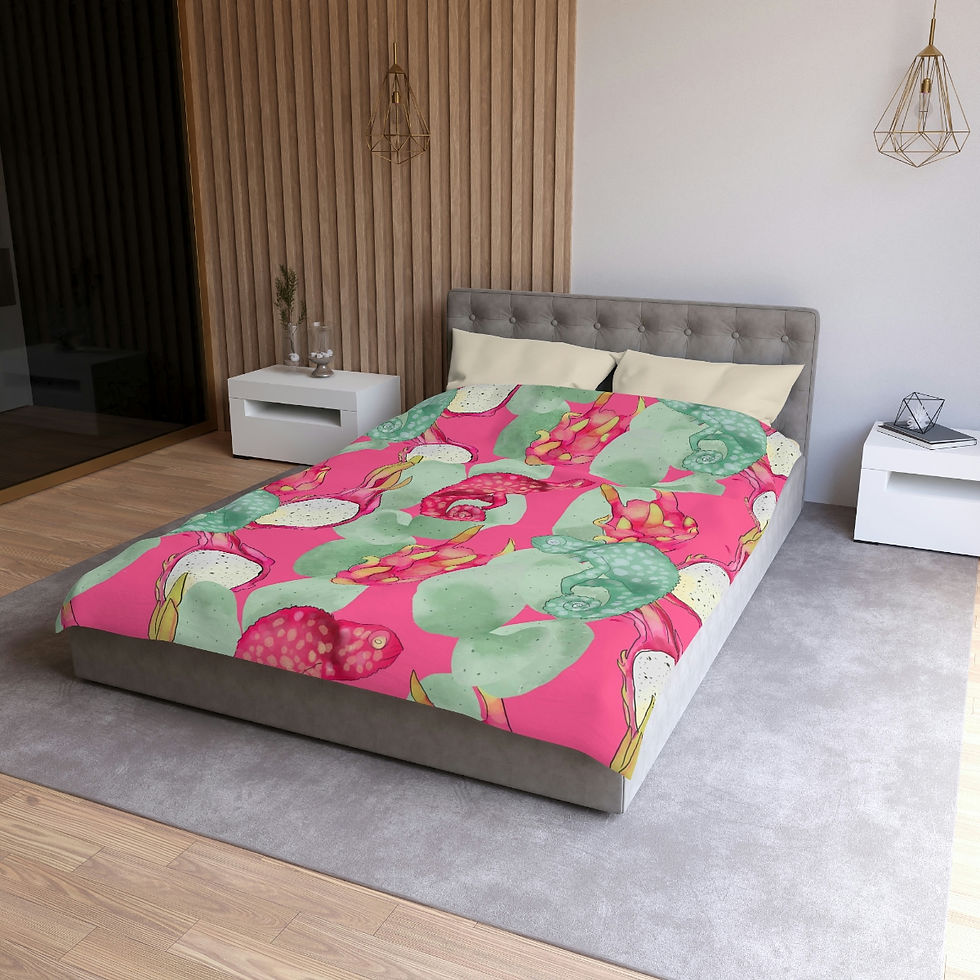 Thumbnail: Dragon Milkshake Microfiber Duvet Cover