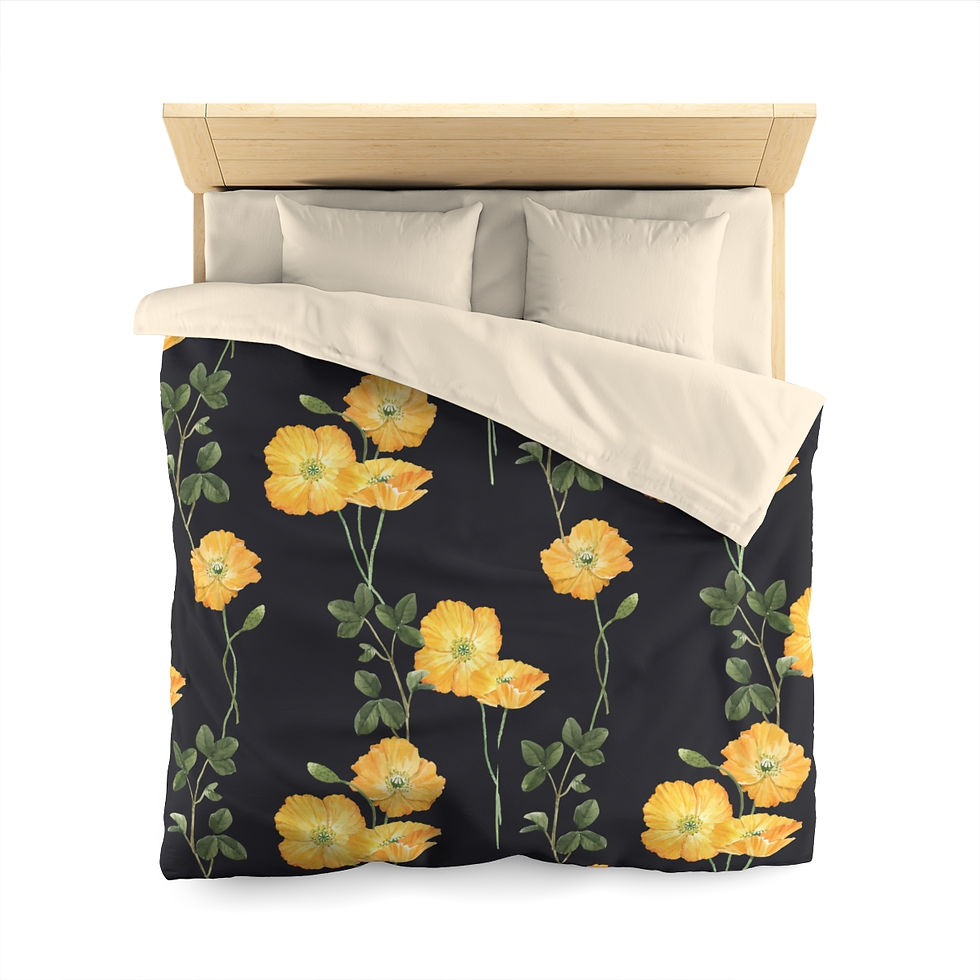 Thumbnail: Buttercup Microfiber Duvet Cover