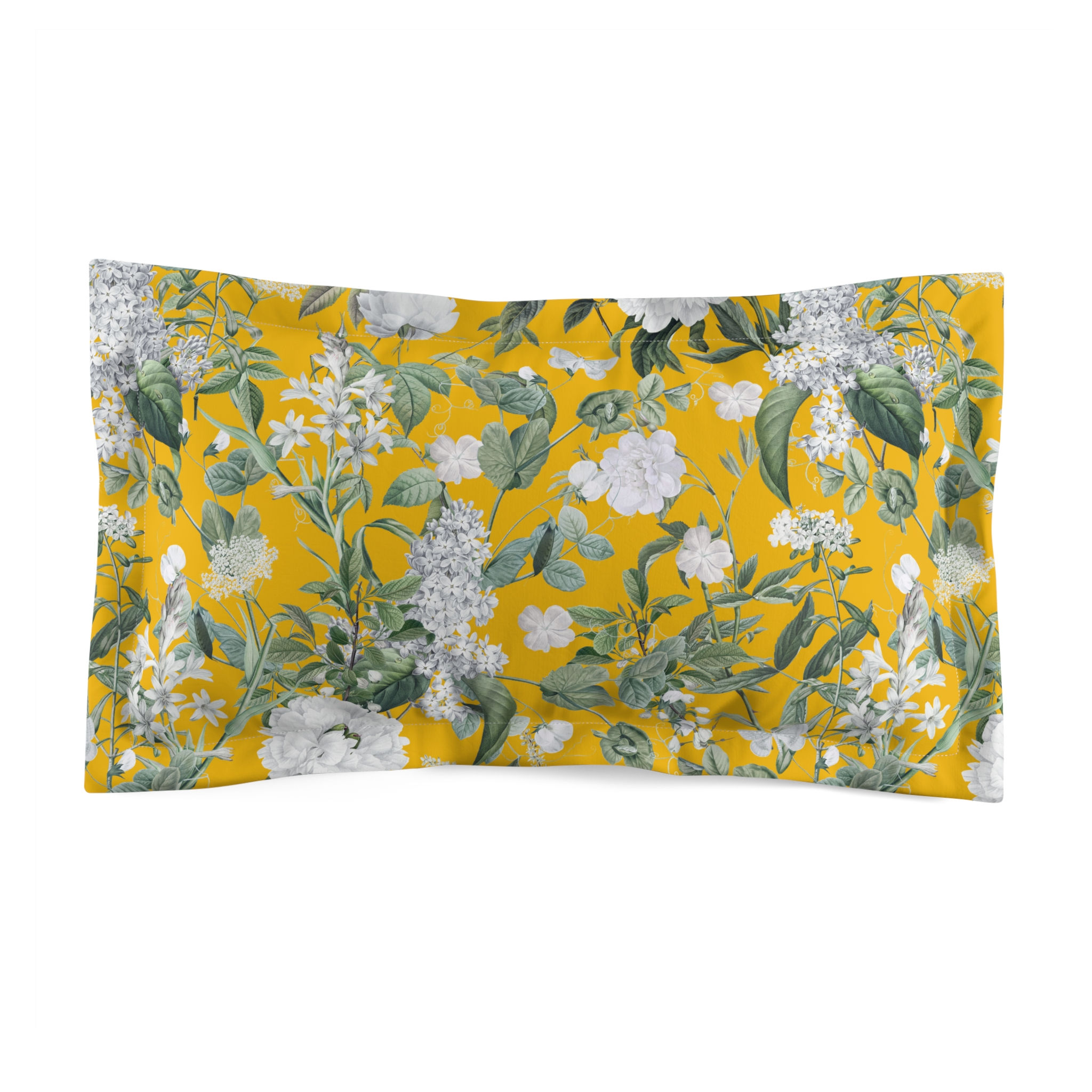 Lush Green (yellow) Microfiber Pillow Sham