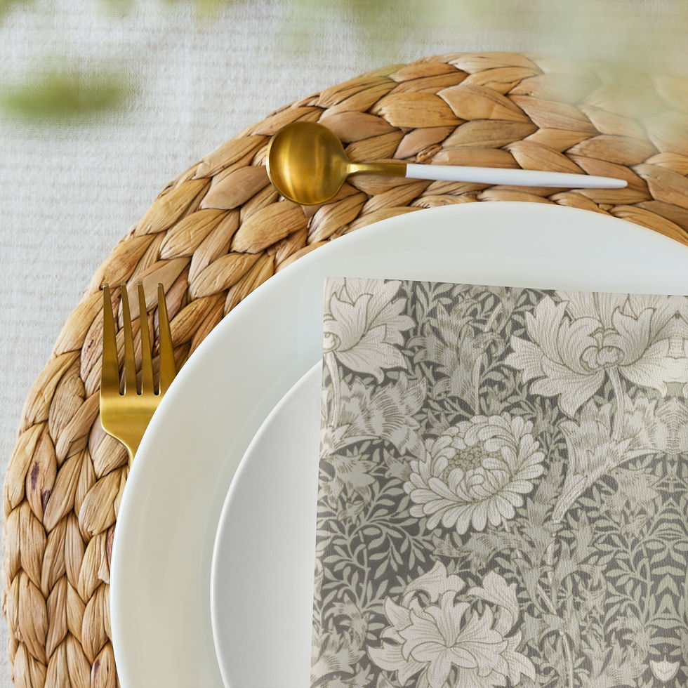 Thumbnail: Morris Design Cloth napkin set