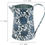 Thumbnail: Rustic Galvanized Metal Vase 7.1" - Shabby Chic Flower Holder