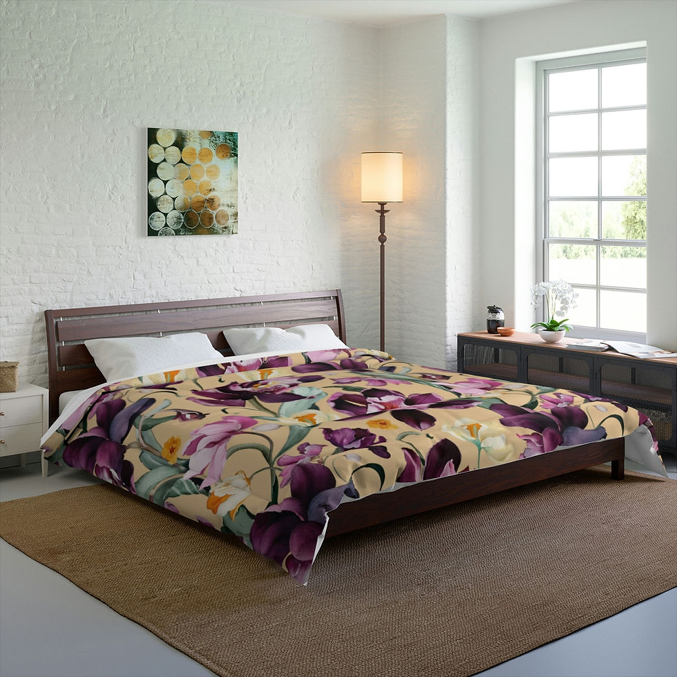 Thumbnail: Purple Iris Comforter