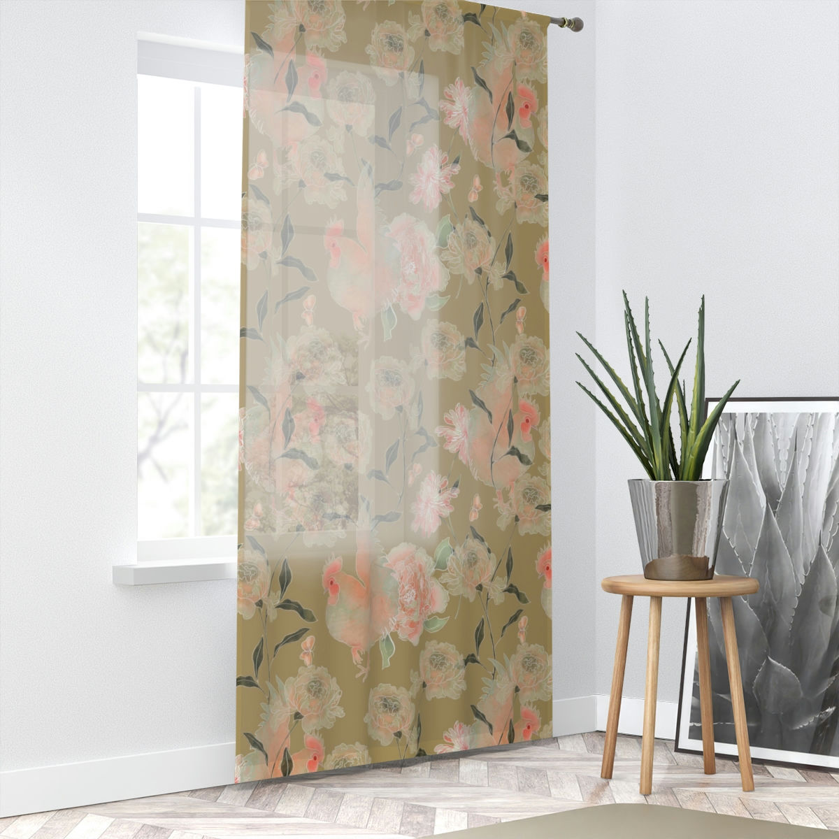 Spanish Gold Window Curtain