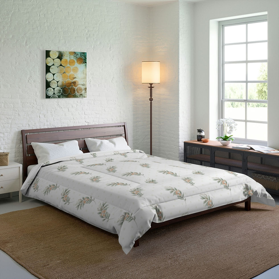 Thumbnail: Delicate Floral (4) Comforter