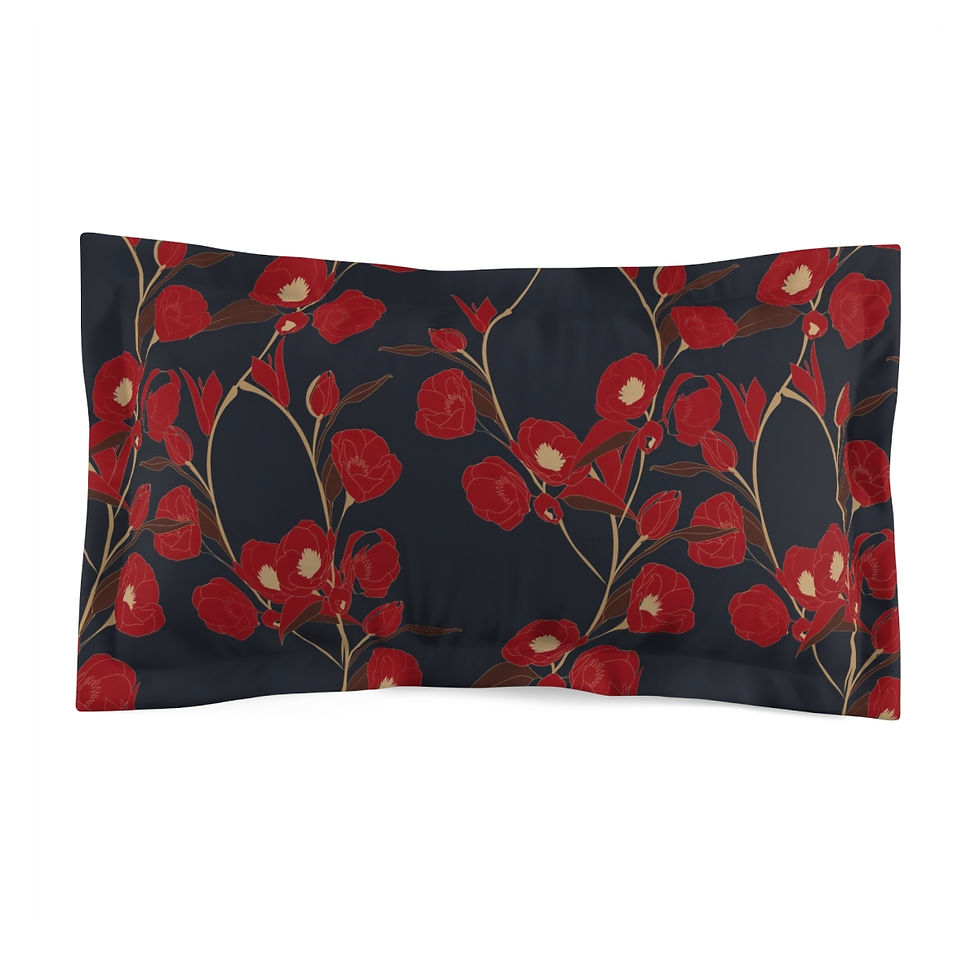 Thumbnail: Cherry Blossom Microfiber Pillow Sham