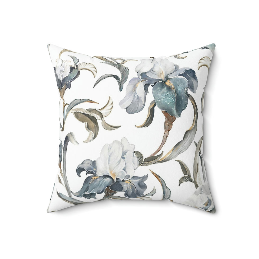 Thumbnail: Bellissima Iris Spun Polyester Square Pillow