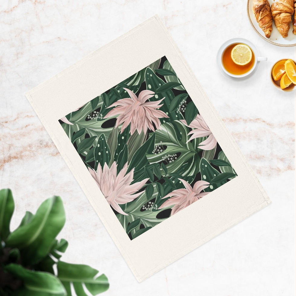 Thumbnail: Splendor in the Tropics Cotton Tea Towel