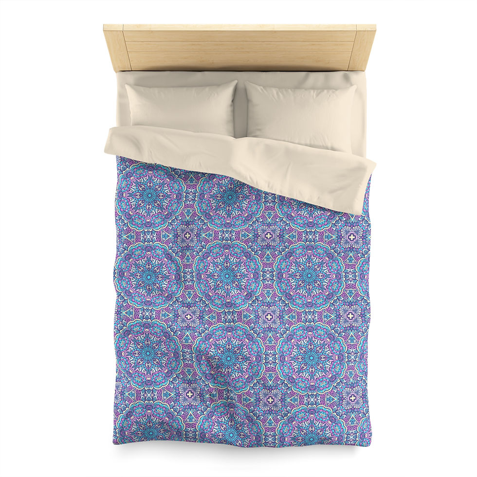 Thumbnail: Lilac Microfiber Duvet Cover