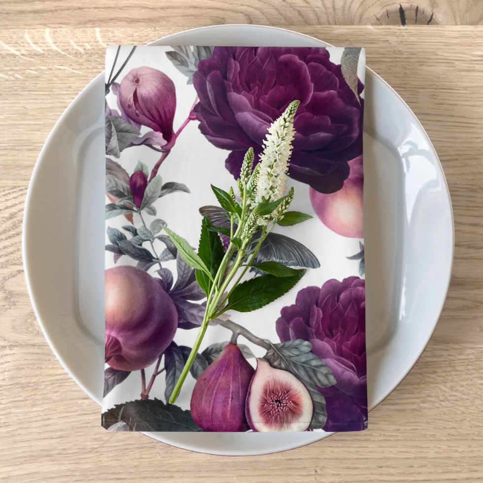 Thumbnail: Maroon Plum Napkins