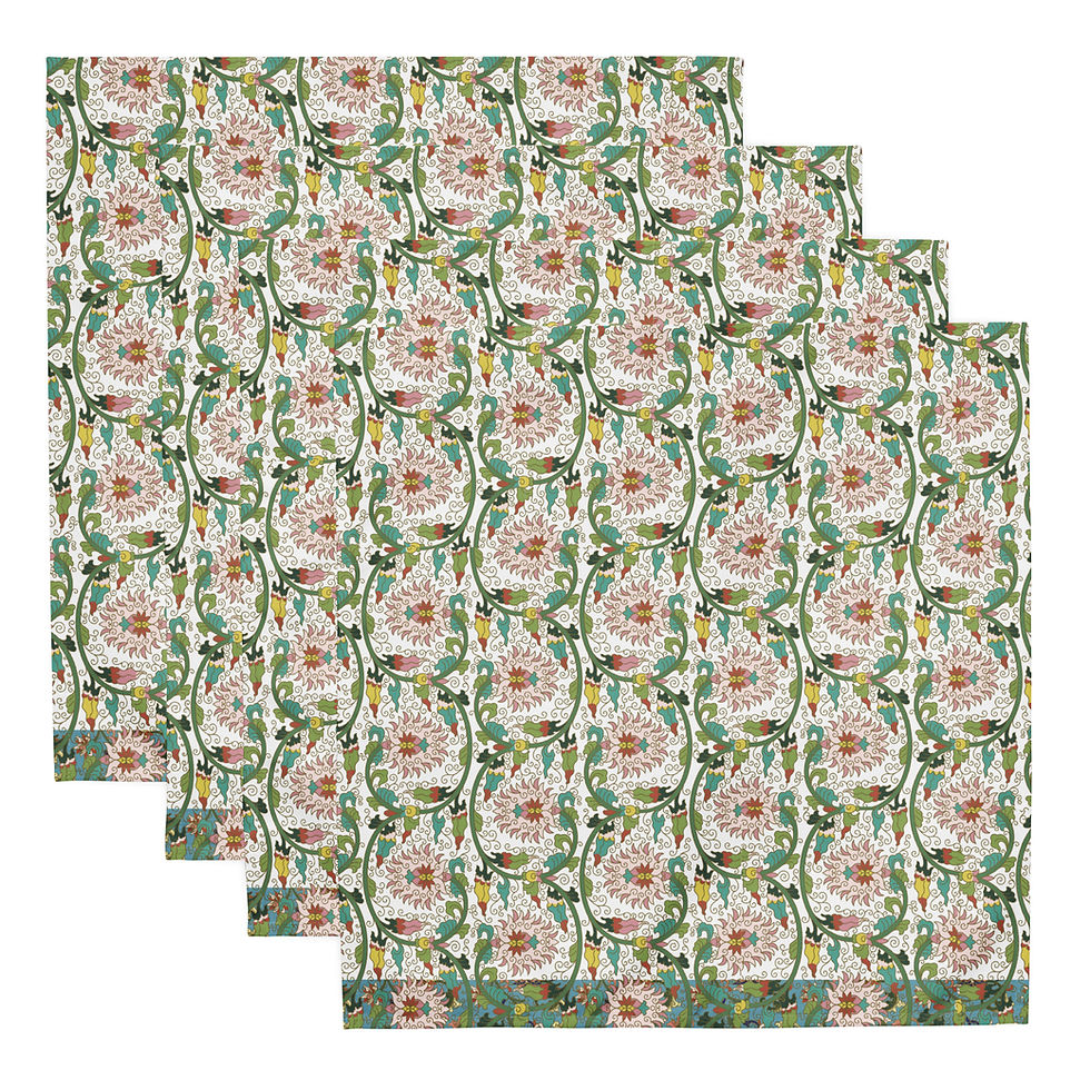 Thumbnail: Colorful Chinese 2 Cloth napkin set