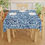 Thumbnail: (Elephant) Blue Floral Tablecloth