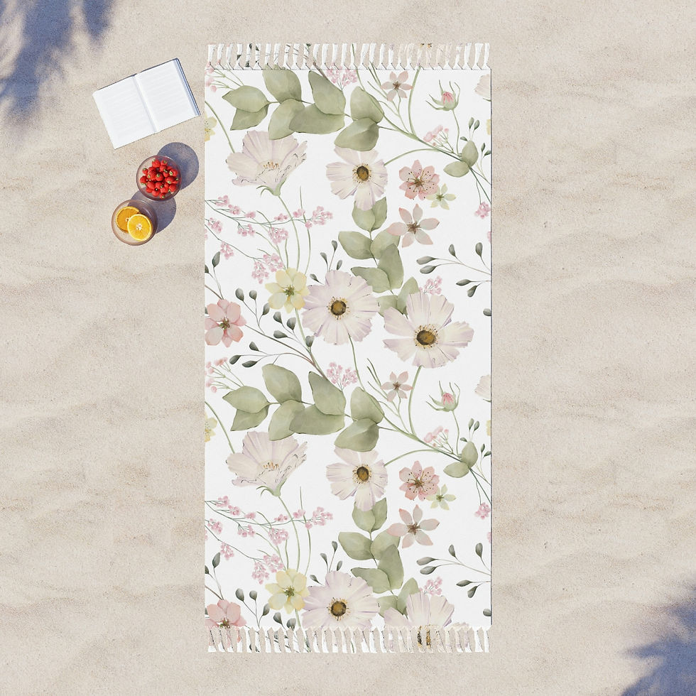 Thumbnail: Flower Market Boho Beach Cloth