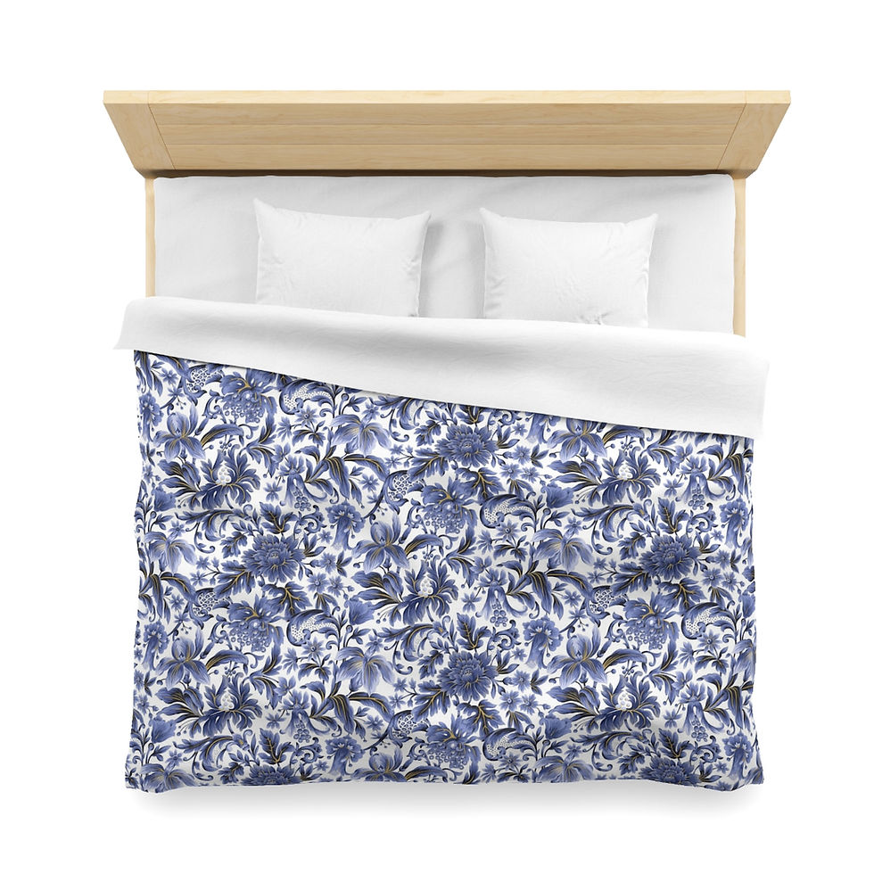 Thumbnail: Bailey WhiteMicrofiber Duvet Cover