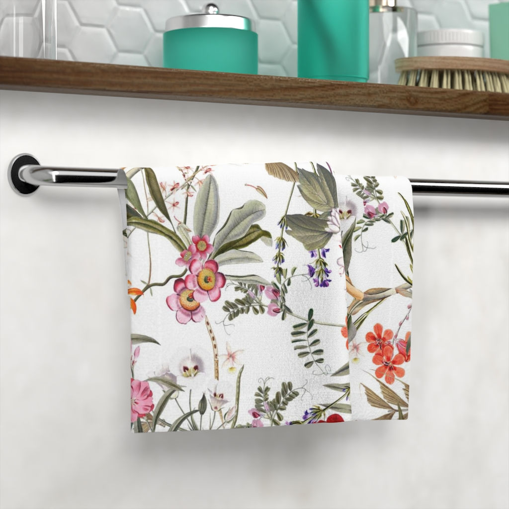 Floral Extravaganza Face Towel