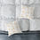 Thumbnail: Golden Reindeer and Stars (white) Spun Polyester Pillow