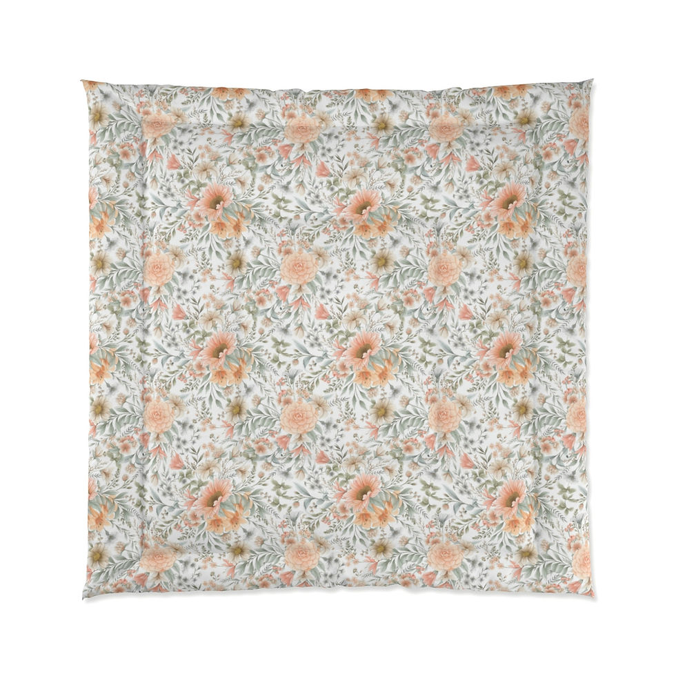 Thumbnail: Copy of Delicate Floral (2) Comforter