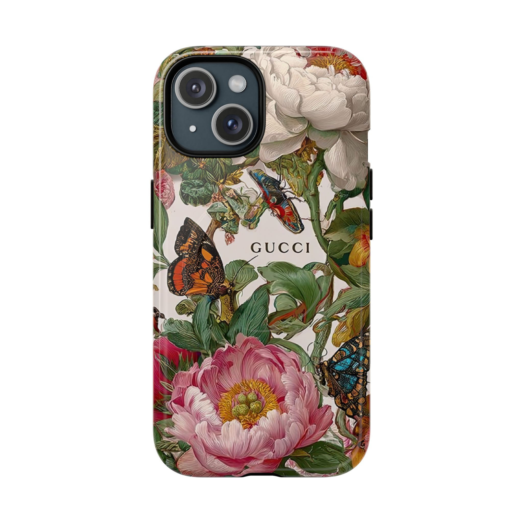 Floral Butterflies Magnetic Phone Case — Tough Protective iPhone Case