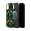 Thumbnail: Festive Gold Ornaments Green Christmas Phone Case