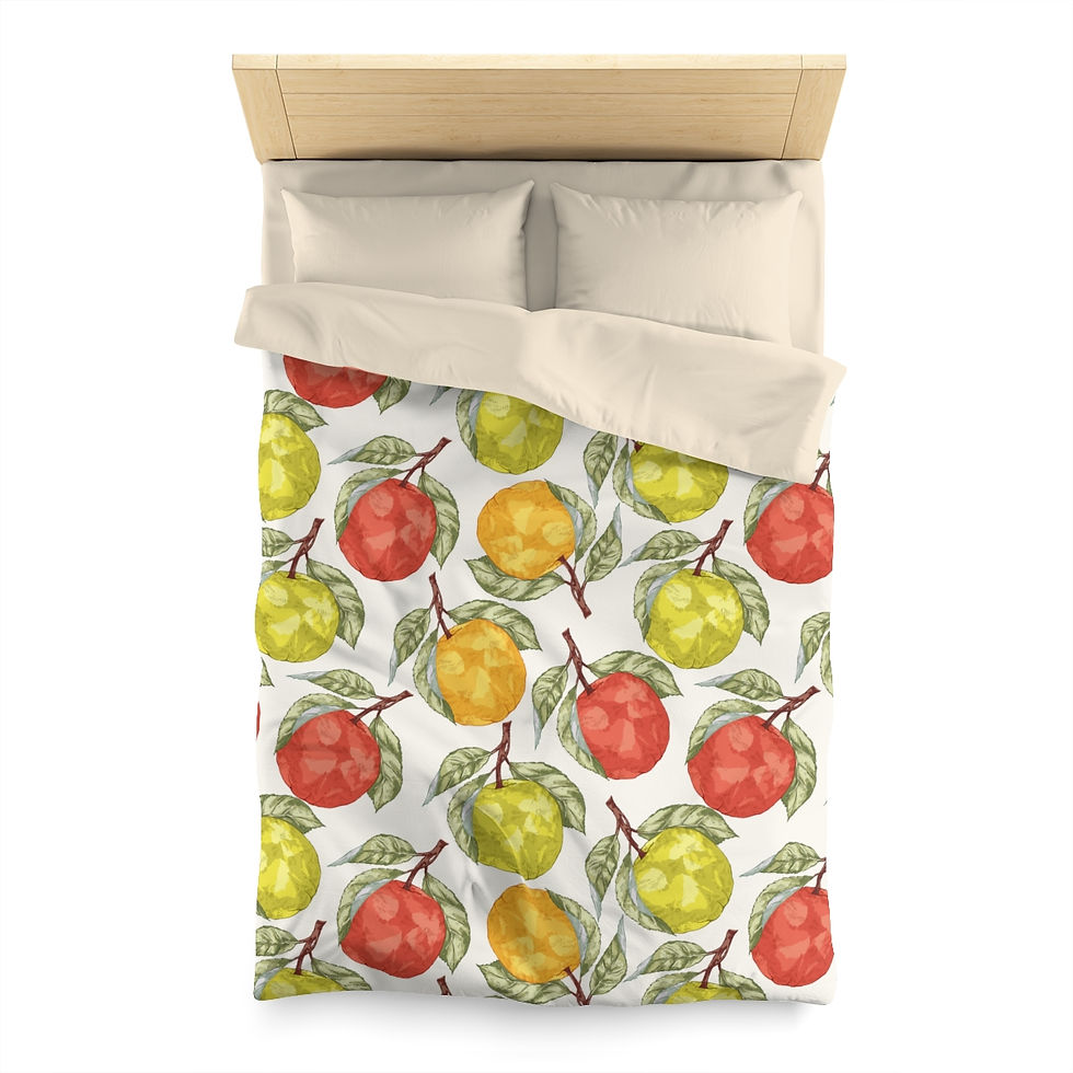 Thumbnail: Apples Microfiber Duvet Cover