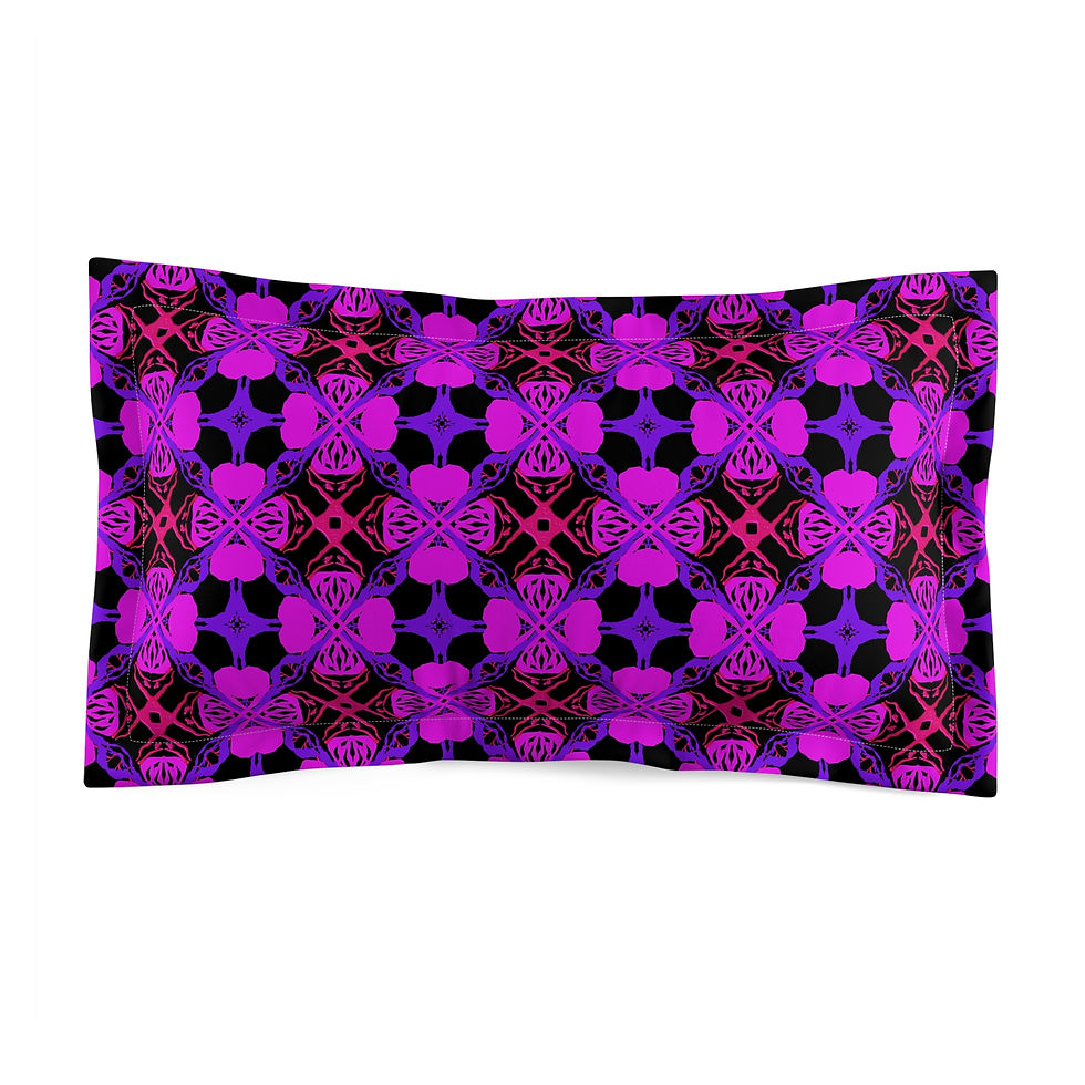 Thumbnail: Fuchsia Dreams Microfiber Pillow Sham