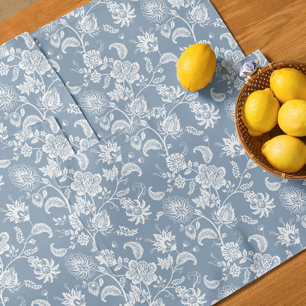 Thumbnail: Dempsey Blue Placemat Set