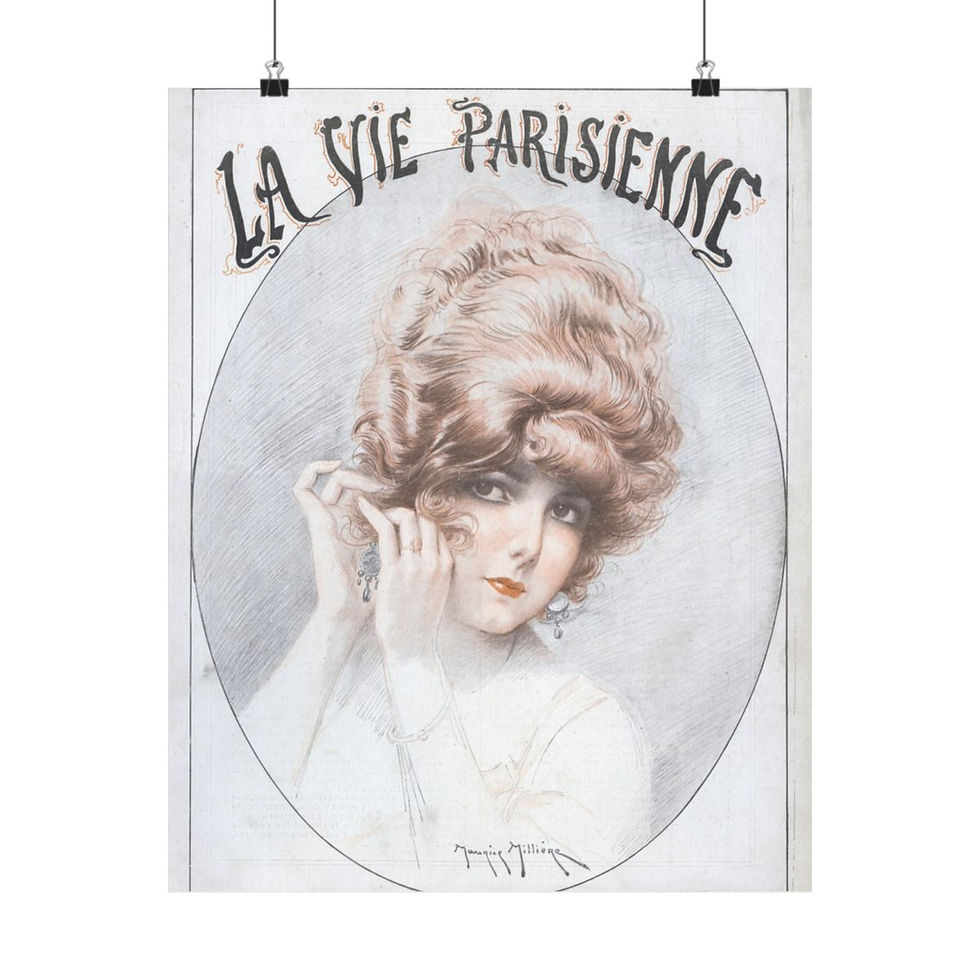 Thumbnail: La Vie Parisienne #8 Premium Matte Vertical Poster