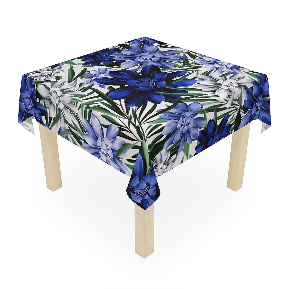 Thumbnail: Early Spring  2 (Blue) Table Cloth