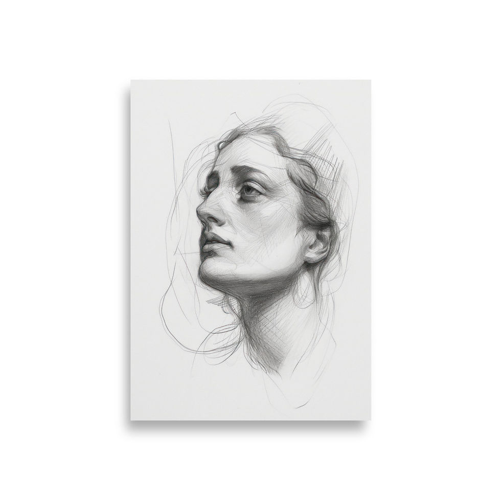 Thumbnail: Pencil Drawing "A Mother's Woes"