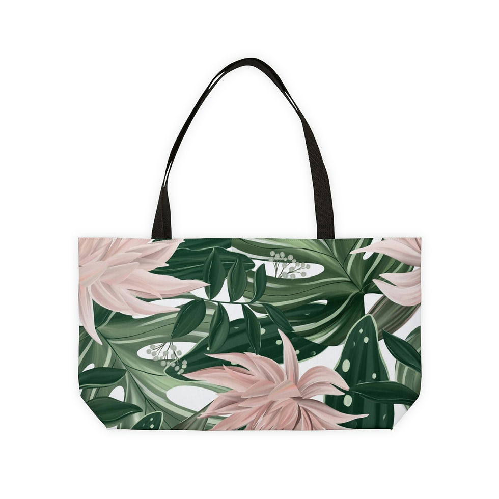 Thumbnail: Tropical Palms Weekender Tote Bag