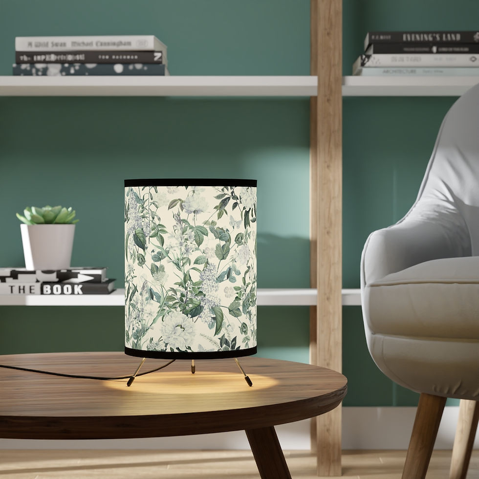 Thumbnail:  Lush Green  Tripod Lamp 