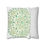 Thumbnail: Alwar Green Floral Mandala Square Pillowcase 