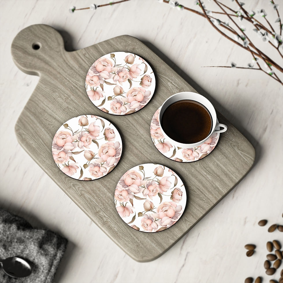 Thumbnail: Peony Bliss Coasters