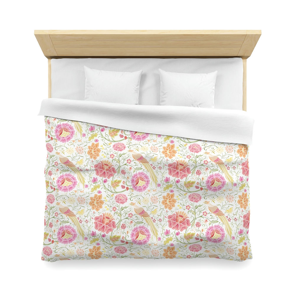 Thumbnail: East Garden Microfiber Duvet Cover