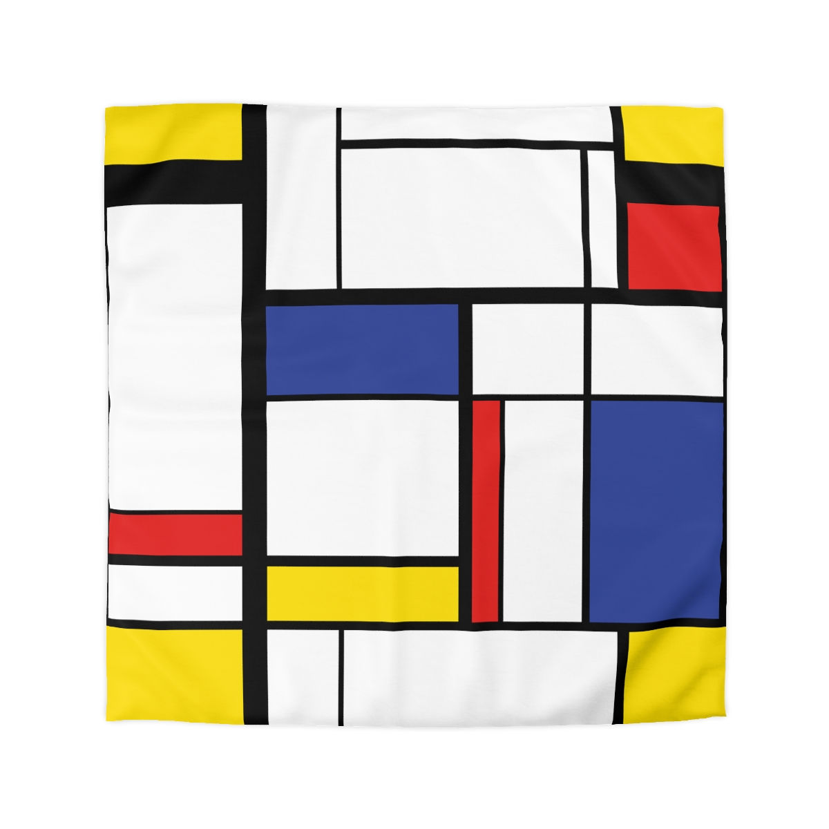 Color Abstract Microfiber Duvet Cover