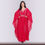 Thumbnail: Butterfly Cut Gown Dress - Red
