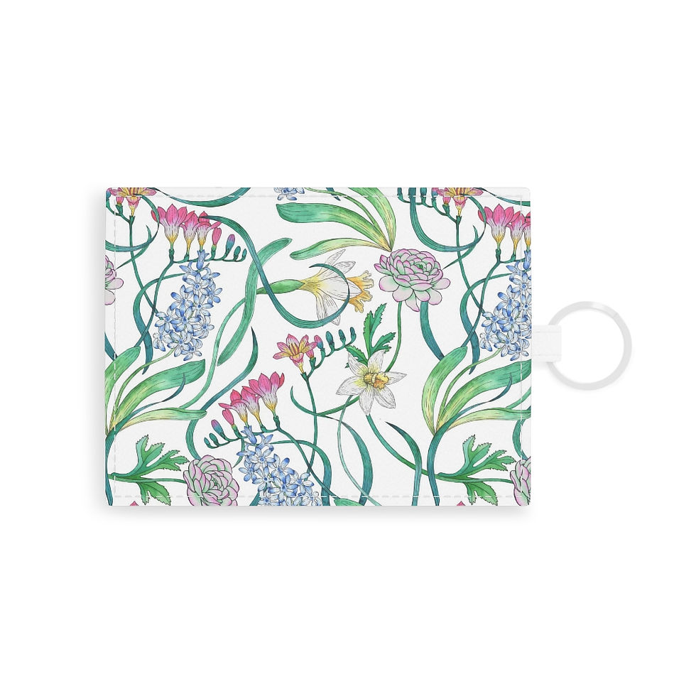 Thumbnail: Botanica Saffiano Leather Card Holder