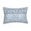 Thumbnail: Boho Blue/White Print Spun Polyester Lumbar Pillow