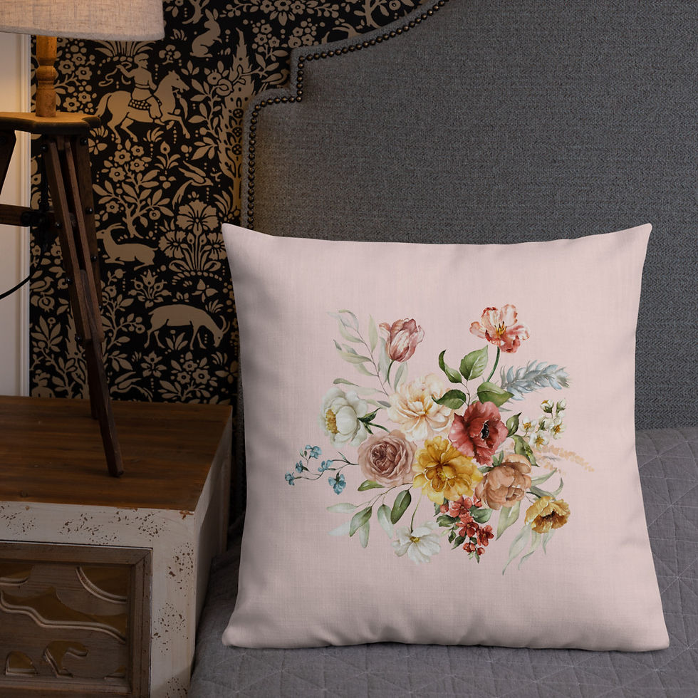 Thumbnail: Blooms for Spring Premium Pillow