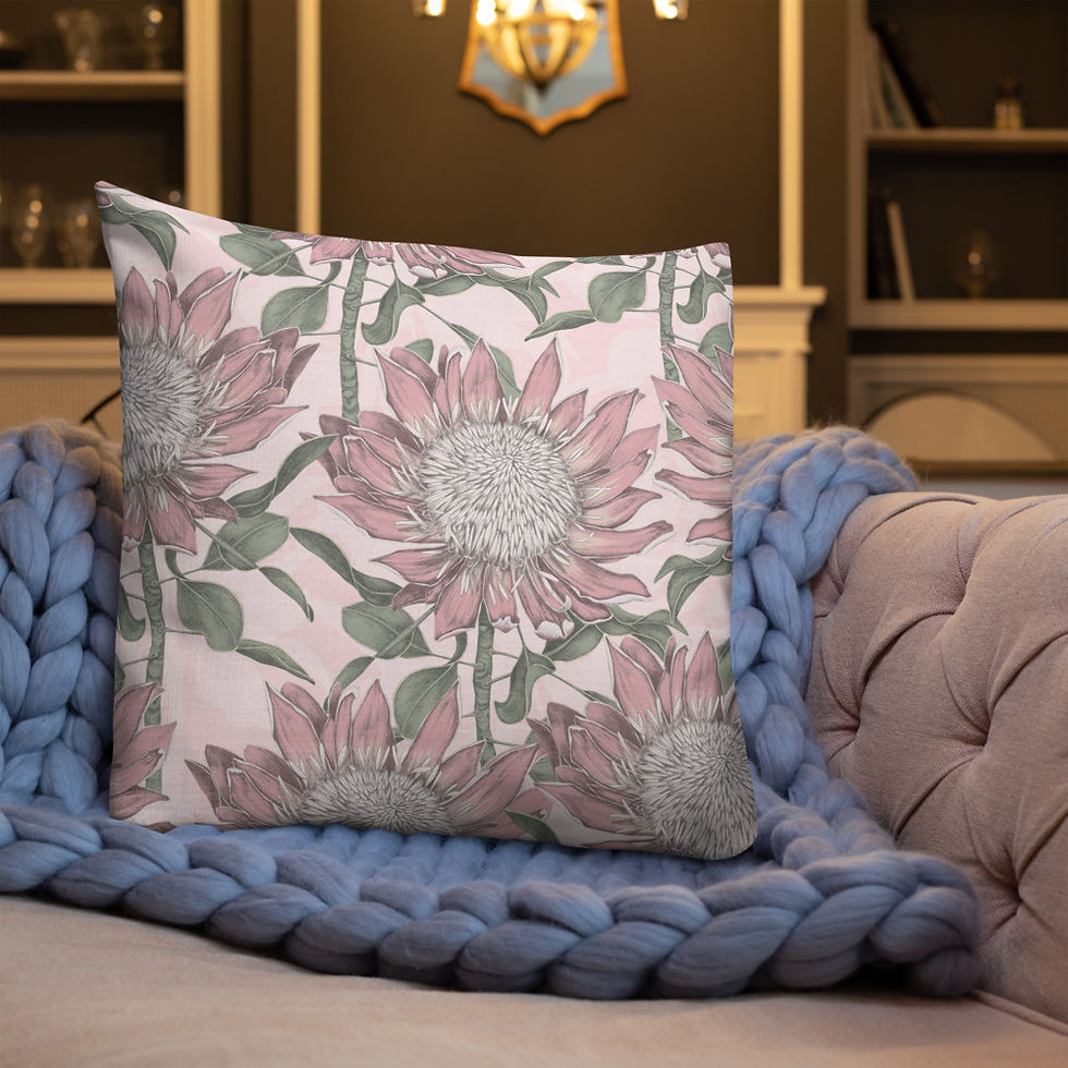 Thumbnail: Bella Pink Premium Pillow