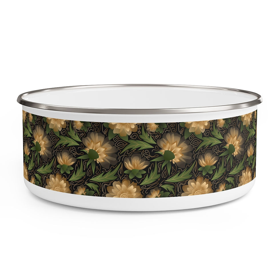 Thumbnail: Magical Forest 3   Enamel Bowl