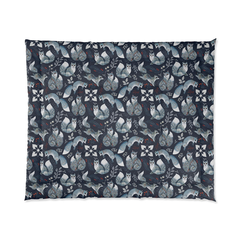 Thumbnail: Animal's Holiday Party Comforter