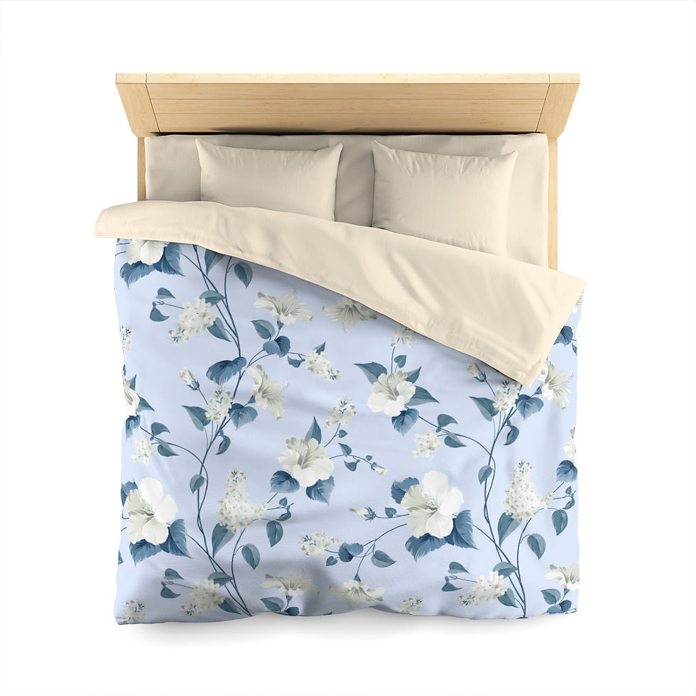 Thumbnail: Blue Bell Microfiber Duvet Cover