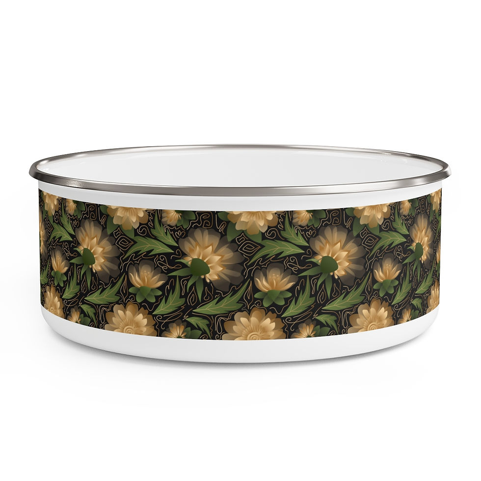 Thumbnail: Magical Forest 3   Enamel Bowl
