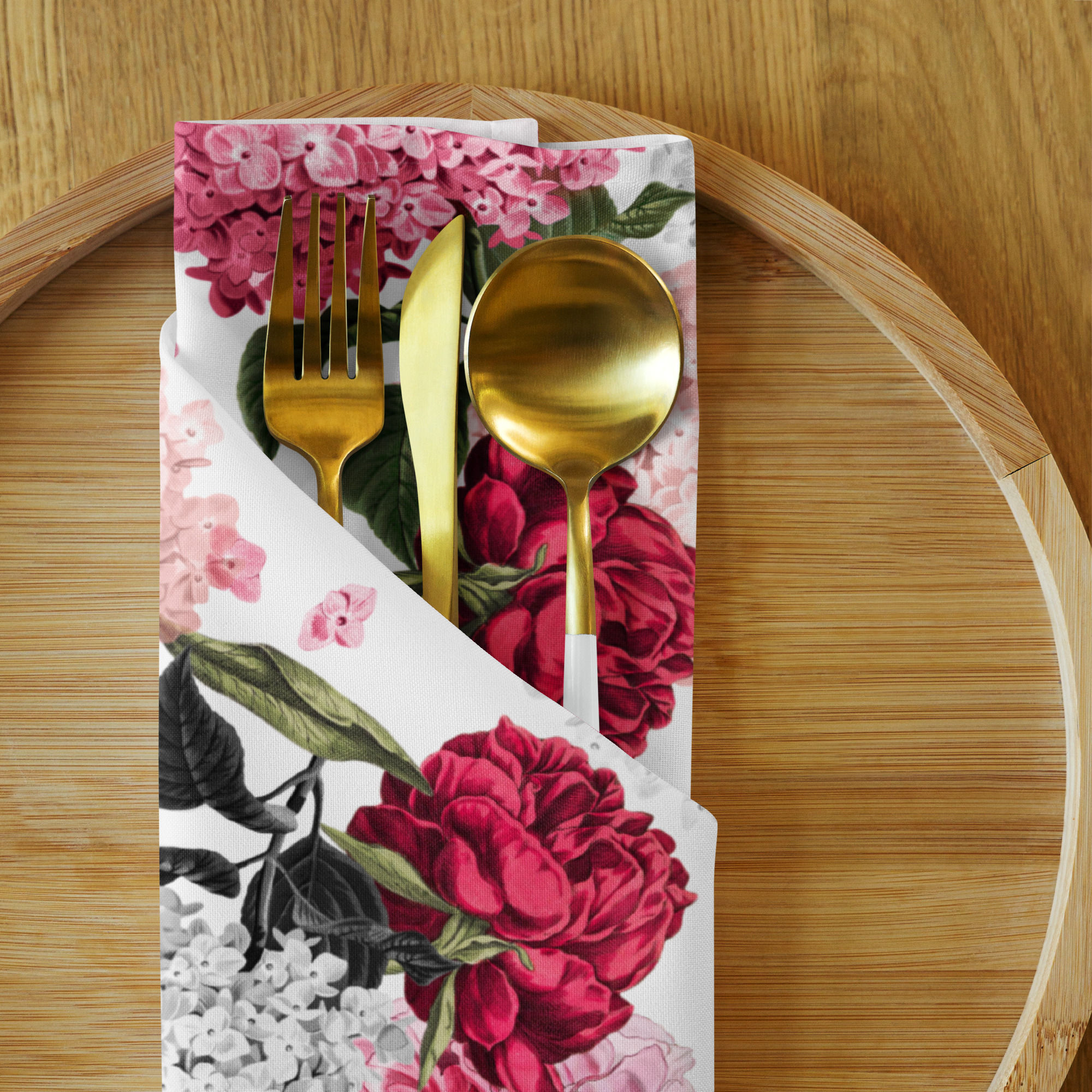 Carmine Royal Cloth napkin set