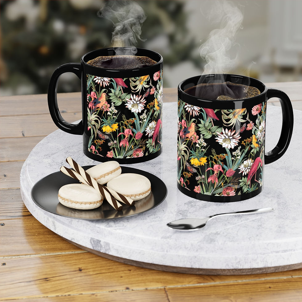 Thumbnail: Baly Black Coffee Mug, 11oz