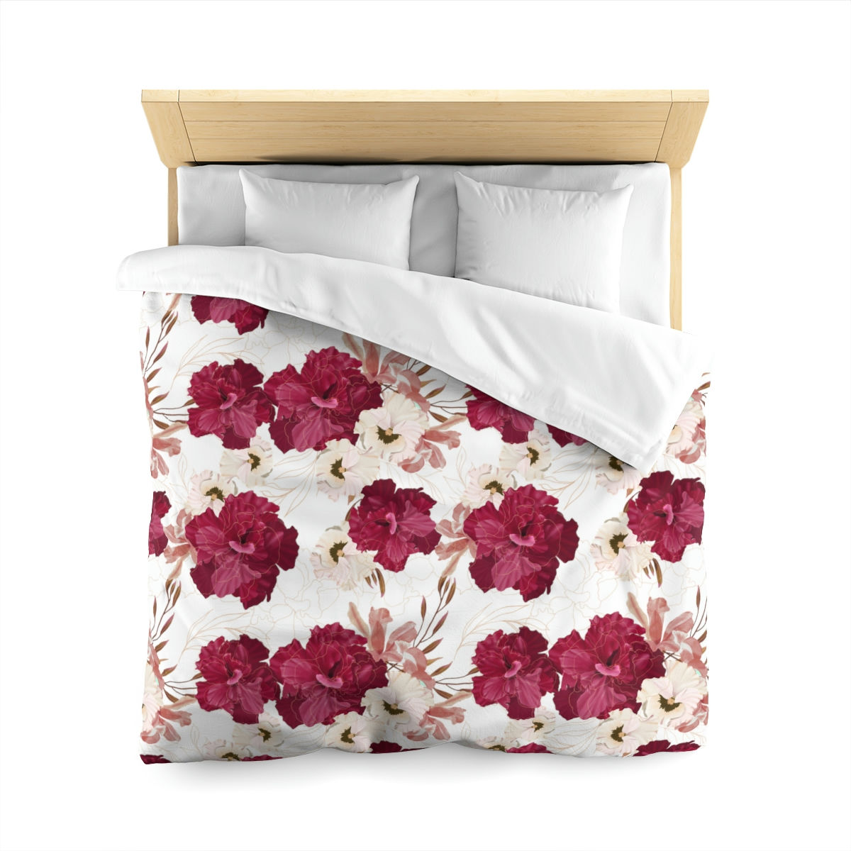 Hibiscus Microfiber Duvet Cover