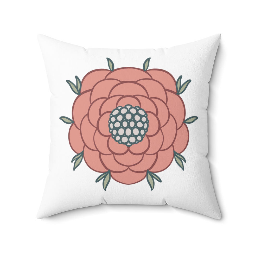 Thumbnail: Dragon Spun Polyester Square Pillow