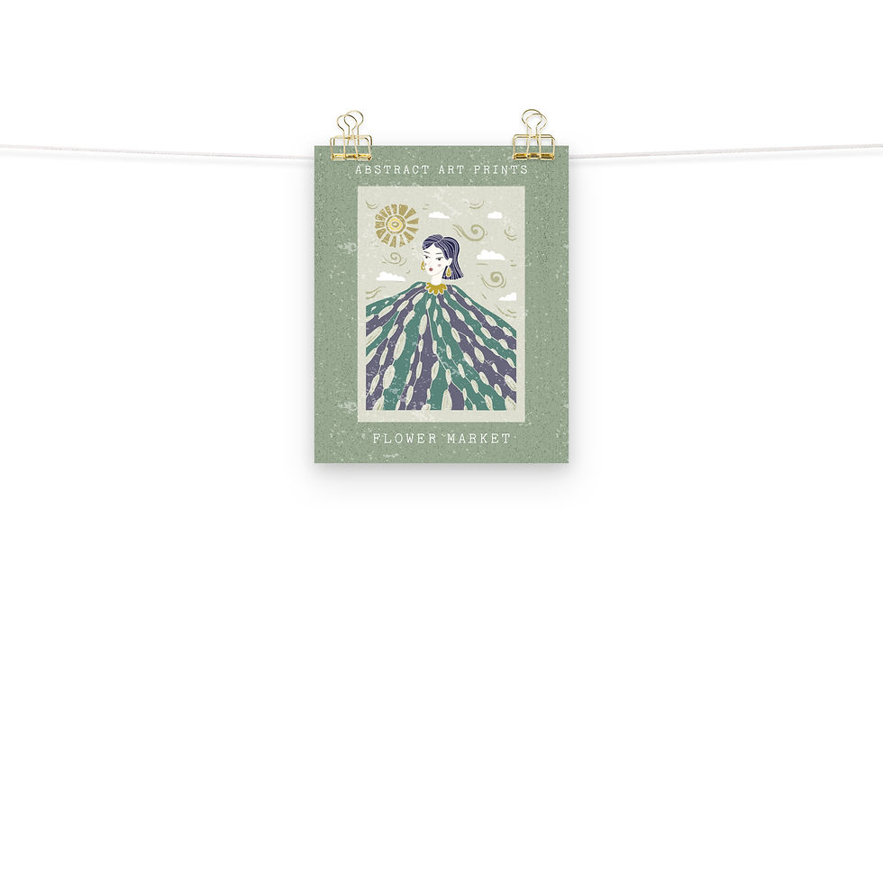 Thumbnail: Abstract Art -Belle Poster